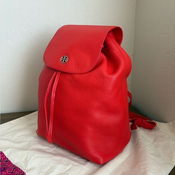 Tory Burch Leather Backpack - Picture 2 of 7